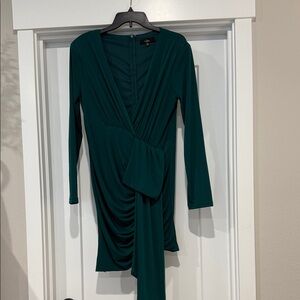 Lulu's Teal Long Sleeve Dress